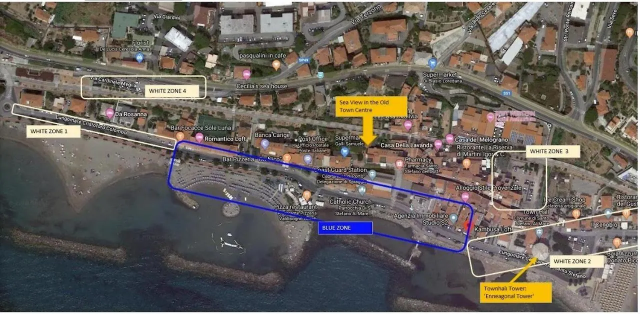 Appartamento Sea View, In The Old Town Santo Stefano Al Mare
